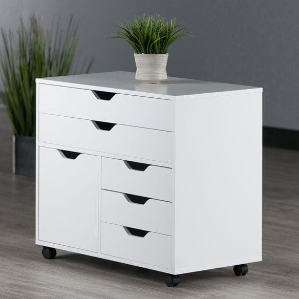Winsome Halifax 3-Pc Storage Cabinet Set, White 10369 - Essential Livingroom