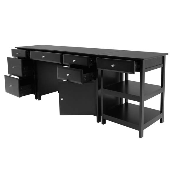 Winsome Delta 3-Pc Home Office Desk Set - Essential Livingroom