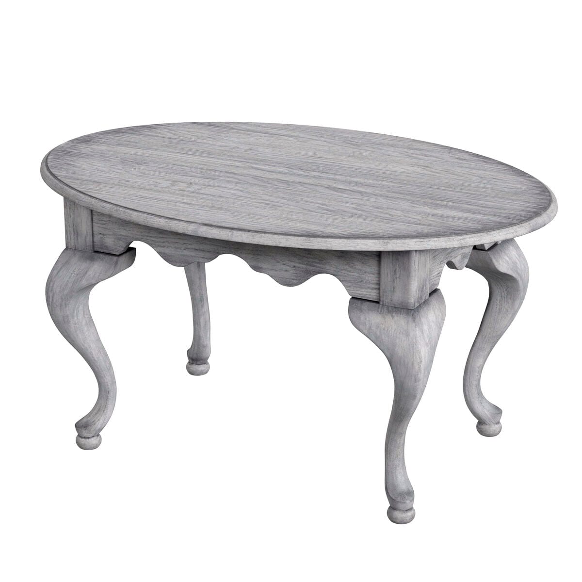 Butler Specialty Company Grace Oval 4 Legs Coffee Table, Gray 3012418
