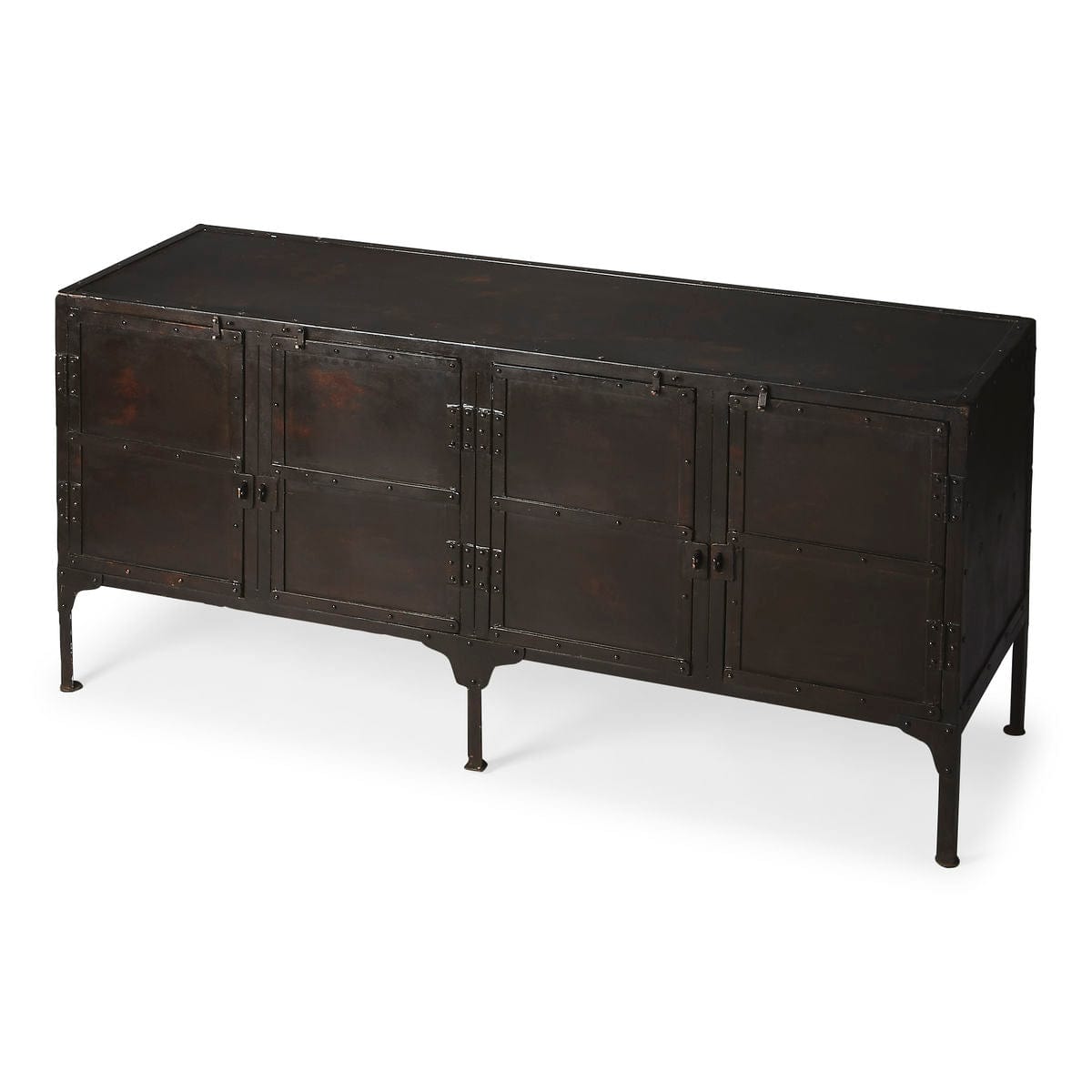 Butler Specialty Company Owen Industrial Chic Console Cabinet, Black 3164025