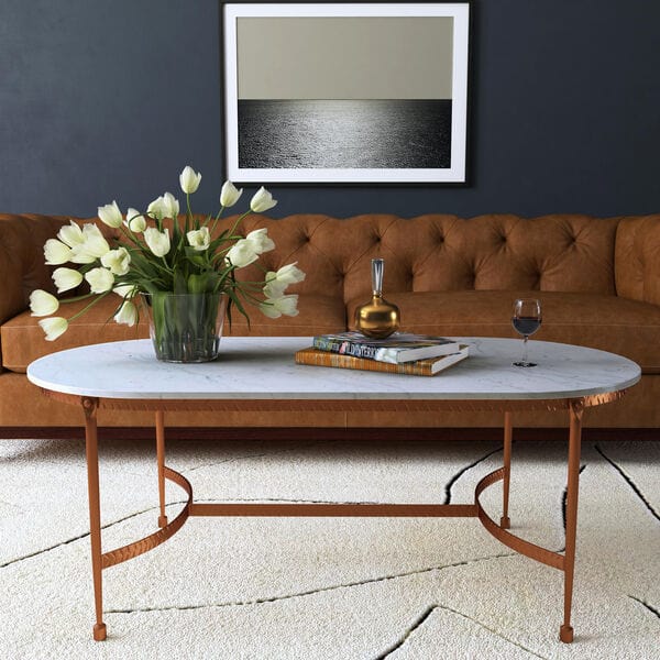 Butler Specialty Company Legionary Marble Coffee Table, Multi-Color 3778389