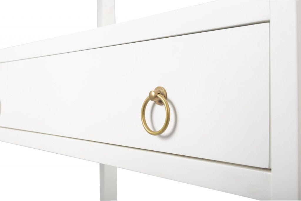 Homeroots Lark White Bookshelf 389579