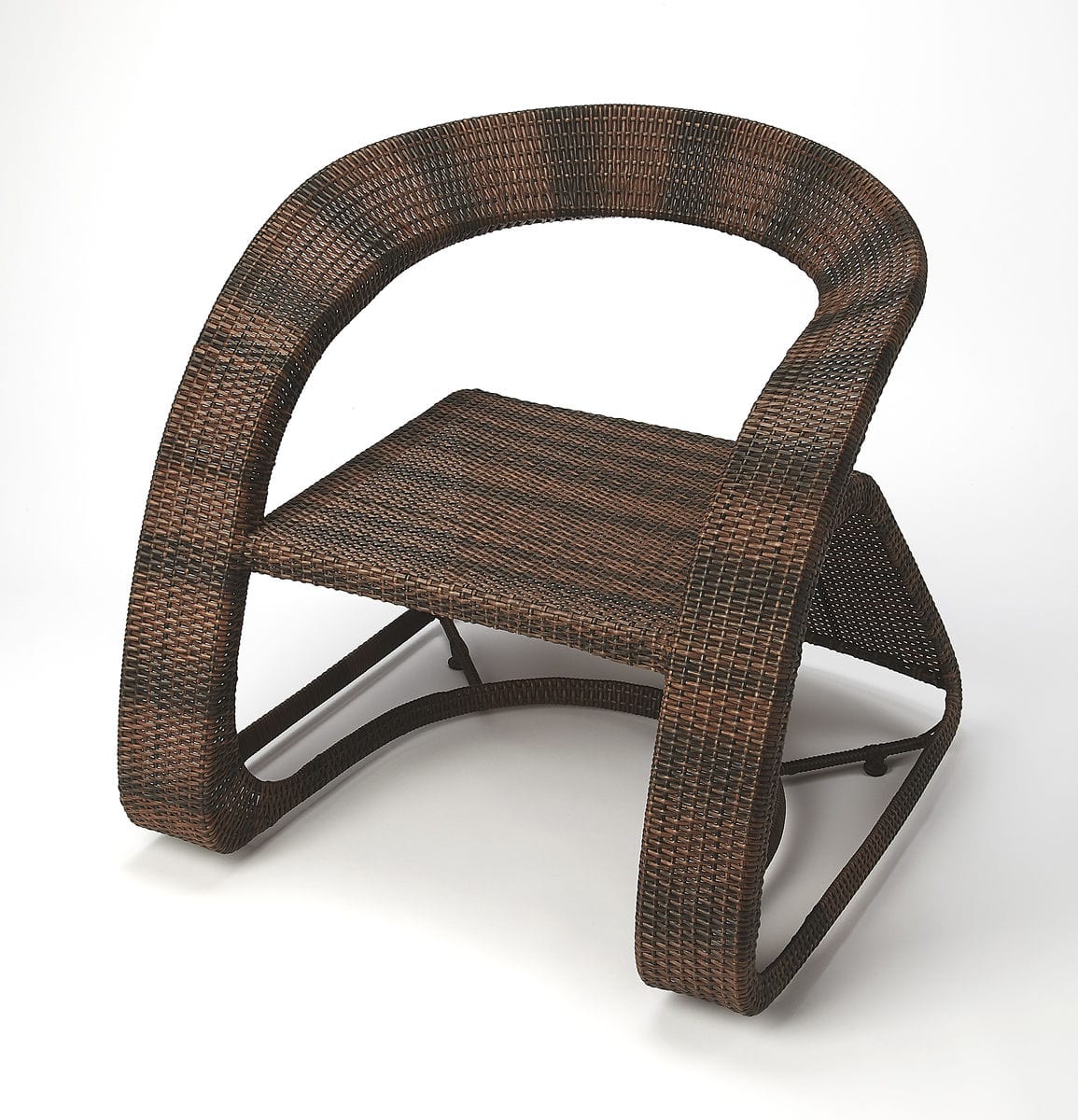 Butler Specialty Company Mallorca Rattan Chair, Dark Brown 4474035