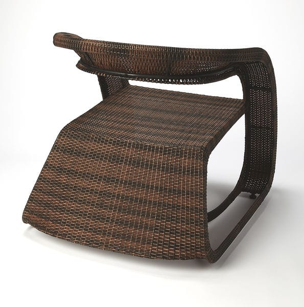 Butler Specialty Company Mallorca Rattan Chair, Dark Brown 4474035