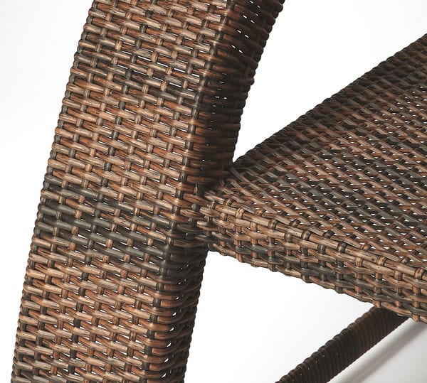 Butler Specialty Company Mallorca Rattan Chair, Dark Brown 4474035