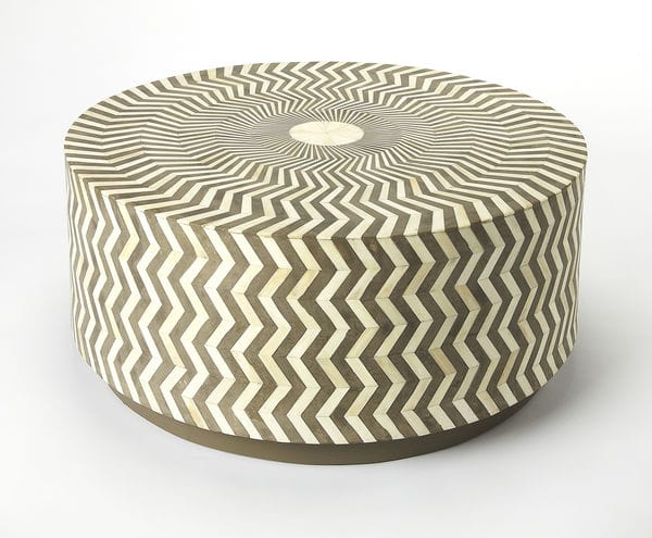 Butler Specialty Company Lucy Bone Inlay Coffee Table, Taupe 5247321