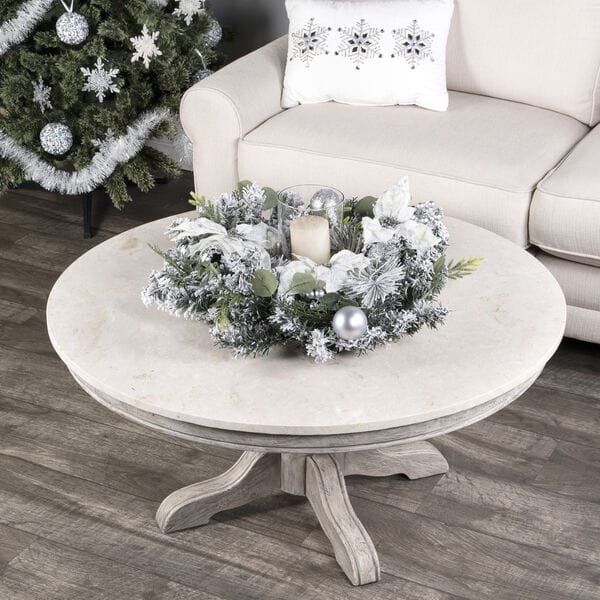 Butler Specialty Company Danielle Marble Coffee Table, Gray 5516329