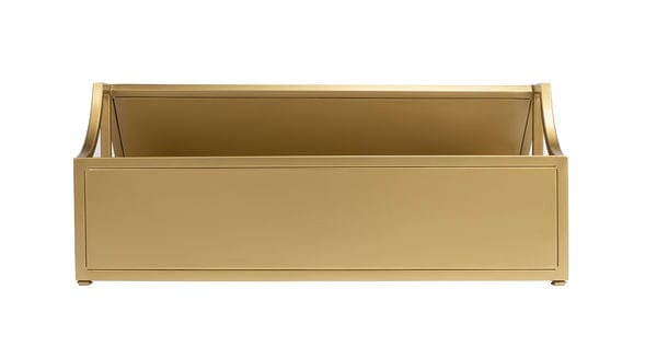 Butler Specialty Company Keats Library 2 Tier 36"W Bookcase, Gold 6112330