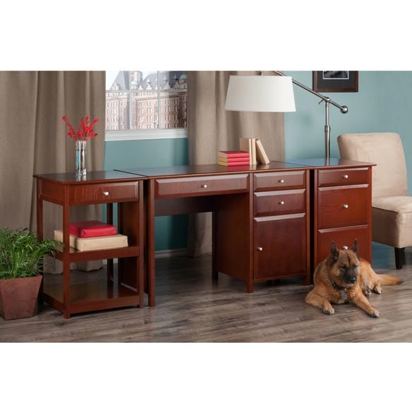 Winsome Delta 3-Pc Home Office Desk Set - Essential Livingroom
