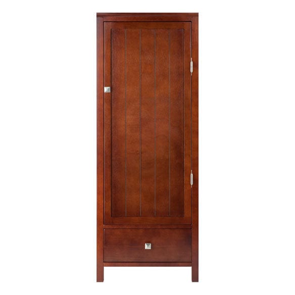 Winsome Brooke 3-Pc Modular Jelly Cupboard Set, Walnut 94357 - Essential Livingroom