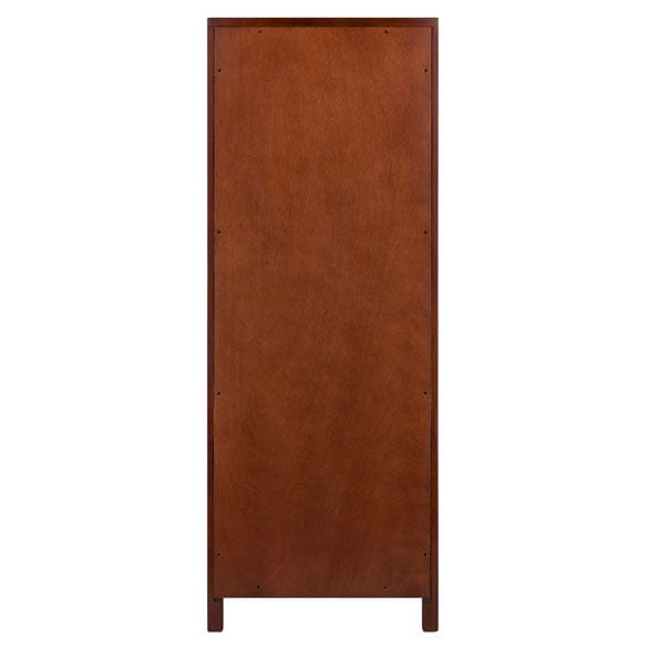 Winsome Brooke 3-Pc Modular Jelly Cupboard Set, Walnut 94357 - Essential Livingroom