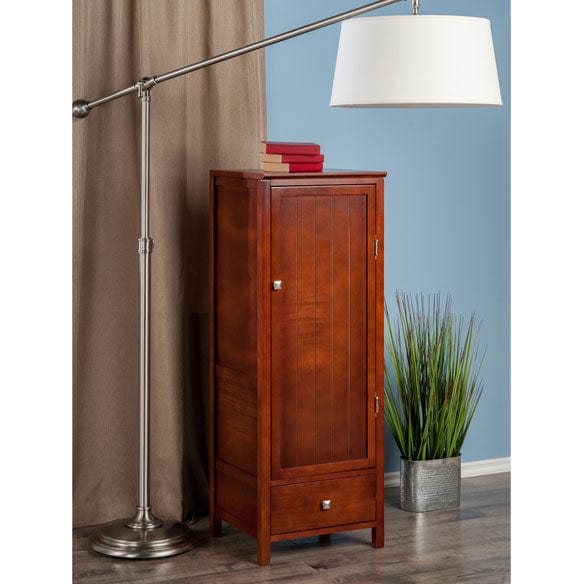 Winsome Brooke 3-Pc Modular Jelly Cupboard Set, Walnut 94357 - Essential Livingroom