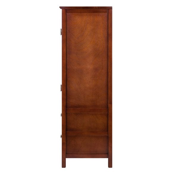 Winsome Brooke 3-Pc Modular Jelly Cupboard Set, Walnut 94357 - Essential Livingroom