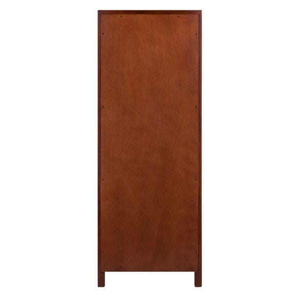 Winsome Brooke 3-Pc Modular Jelly Cupboard Set, Walnut 94357 - Essential Livingroom