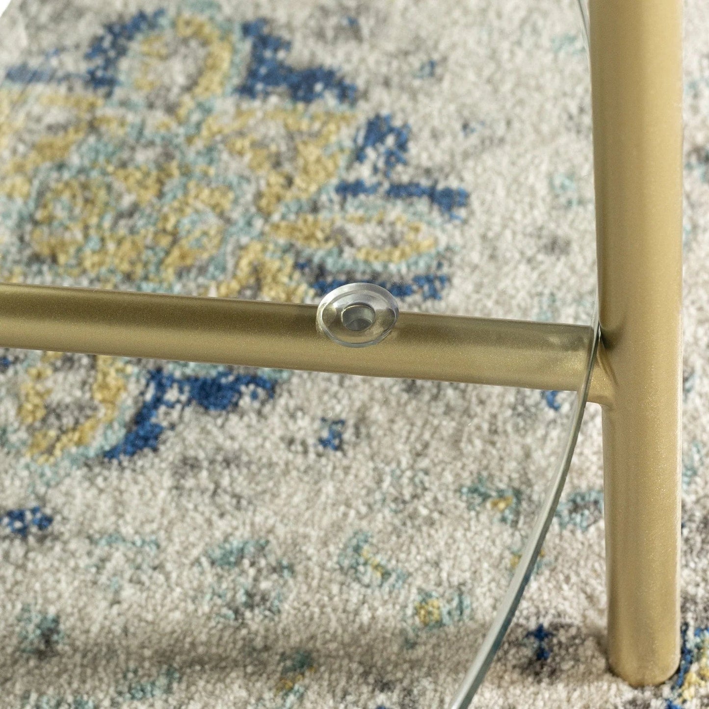 Walker Edison Simone Round Coffee Table AF32SRDCTMGD