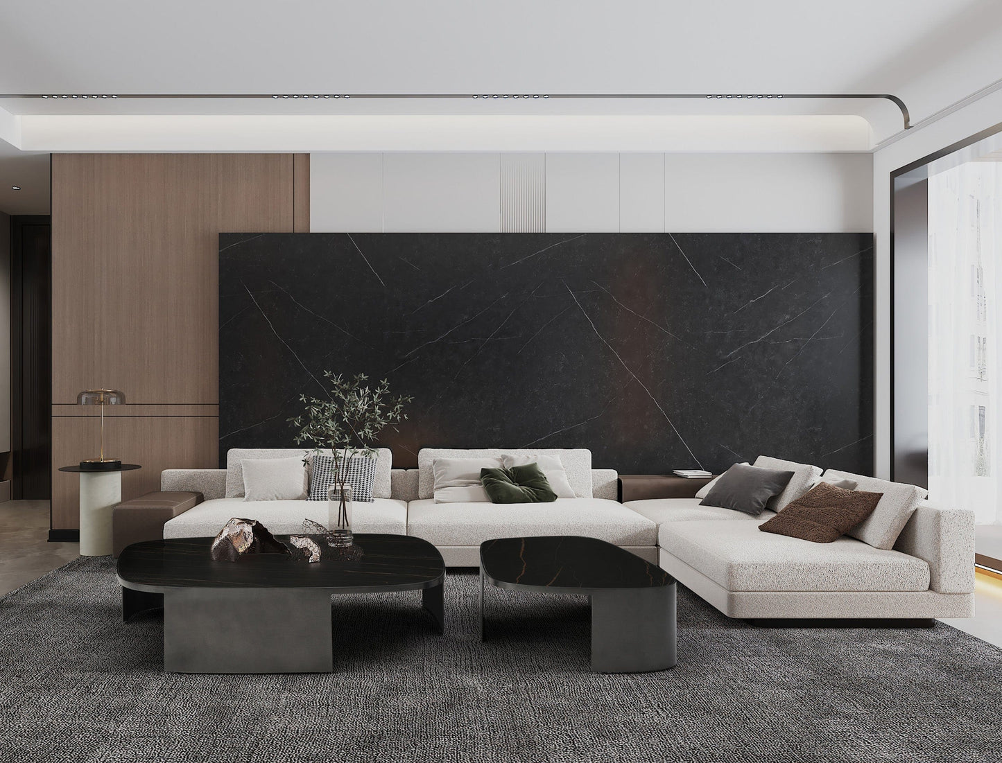 Whiteline Tori Small Coffee Table CT1895S-BLK - Essential Livingroom