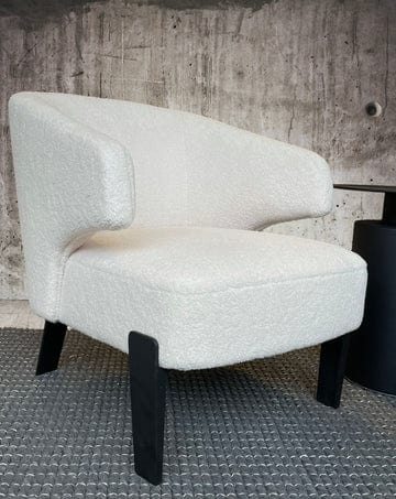 Mobital USA Rancho Arm Chair Cream Teddy Fabric DAR-RANC-CRTE-PCBLA - Essential Livingroom