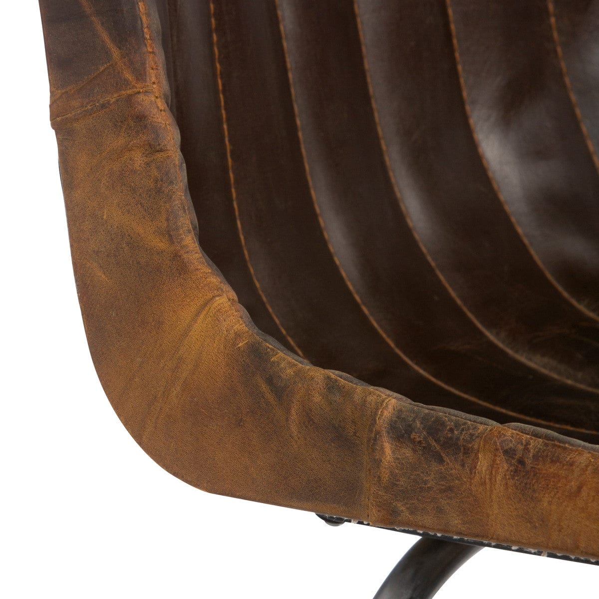 Parkhill Industrial Leather Desk Chair EFS06050