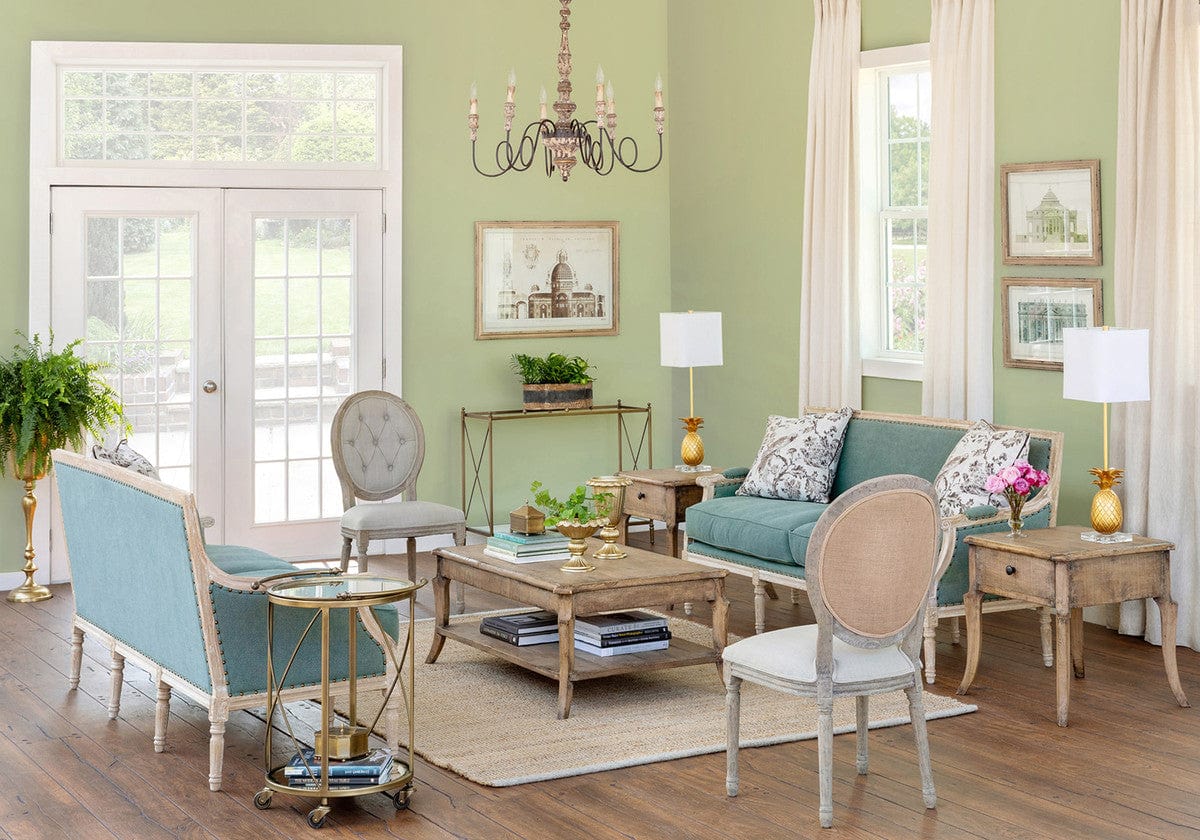 Parkhill Louise Square Backed Sofa EFS20125 - Essential Livingroom