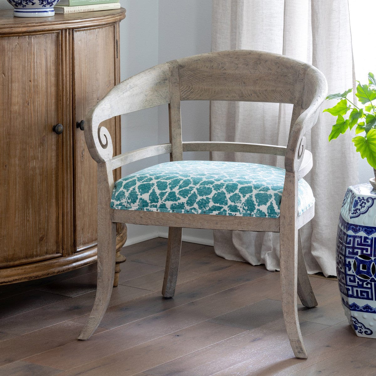 Parkhill Barbary Pattern Accent Chair EFS26028
