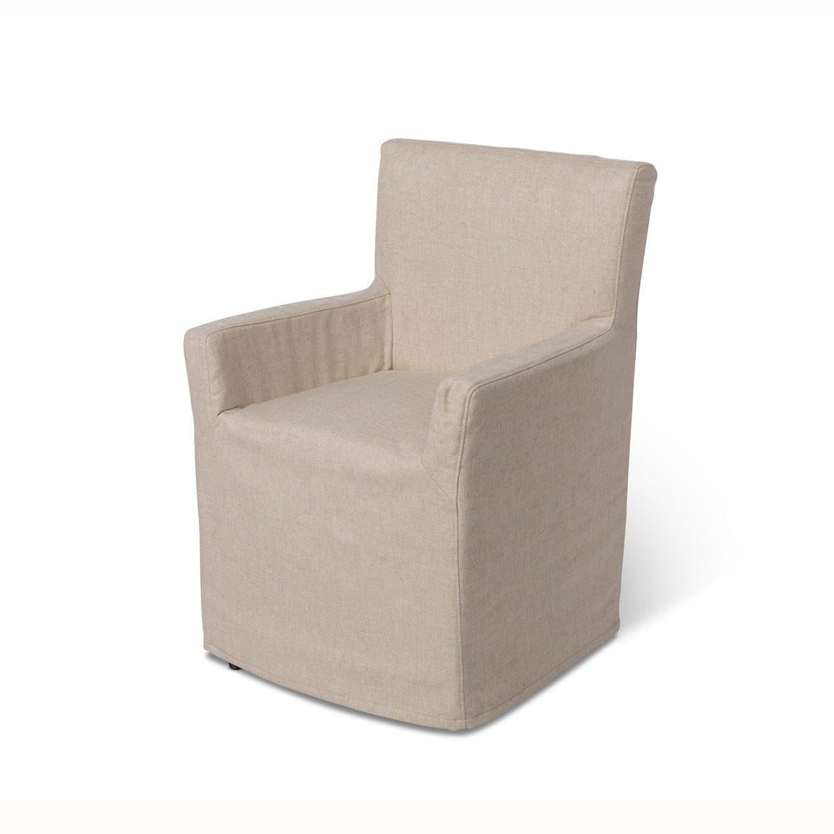 Parkhill Slip Covered Linen Arm Chair EFS26077