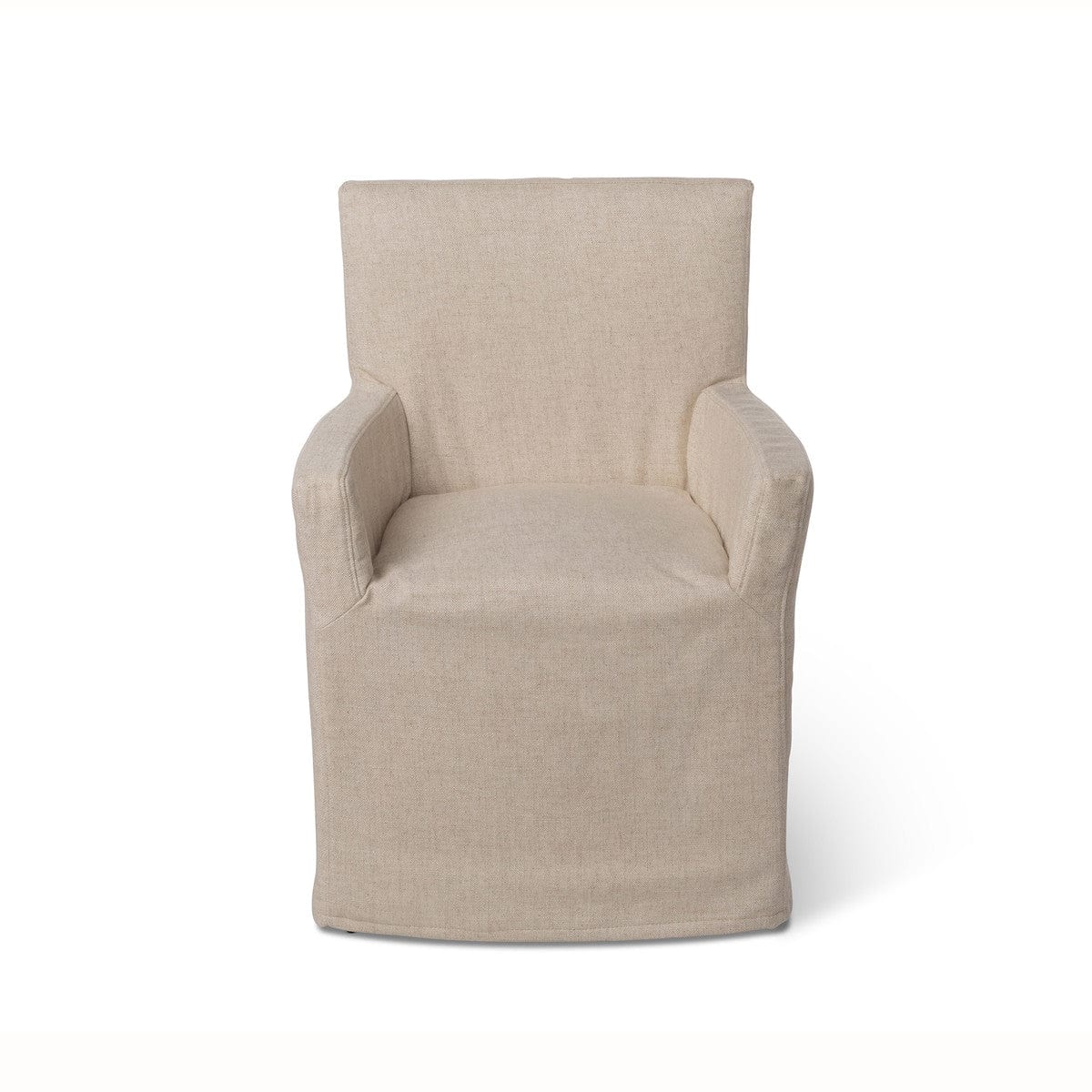 Parkhill Slip Covered Linen Arm Chair EFS26077