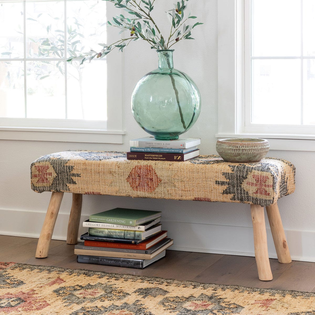 Parkhill Sonoran Hand Woven Bench EFS26143
