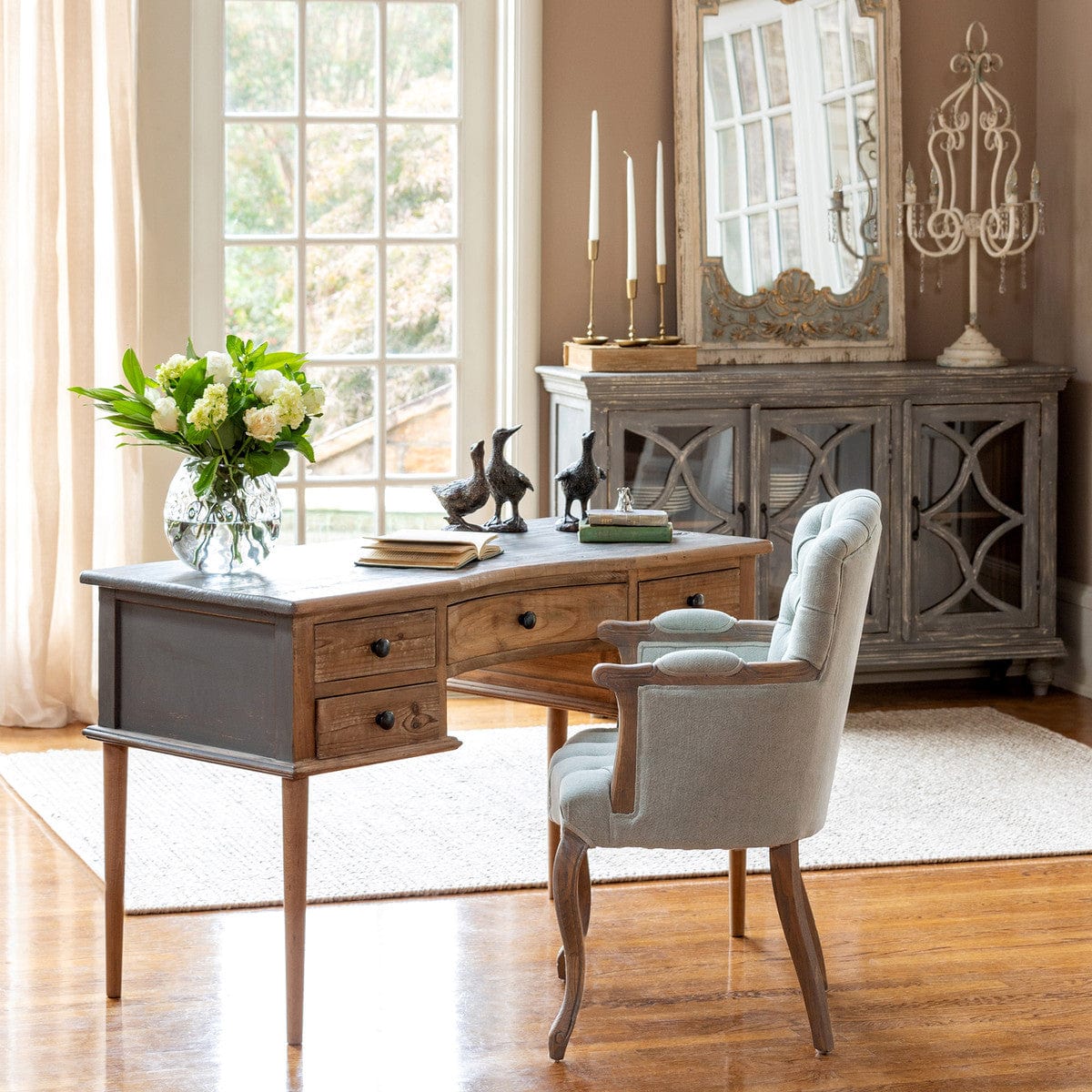 Parkhill Babette Upholstered Vanity Chair EFS30082