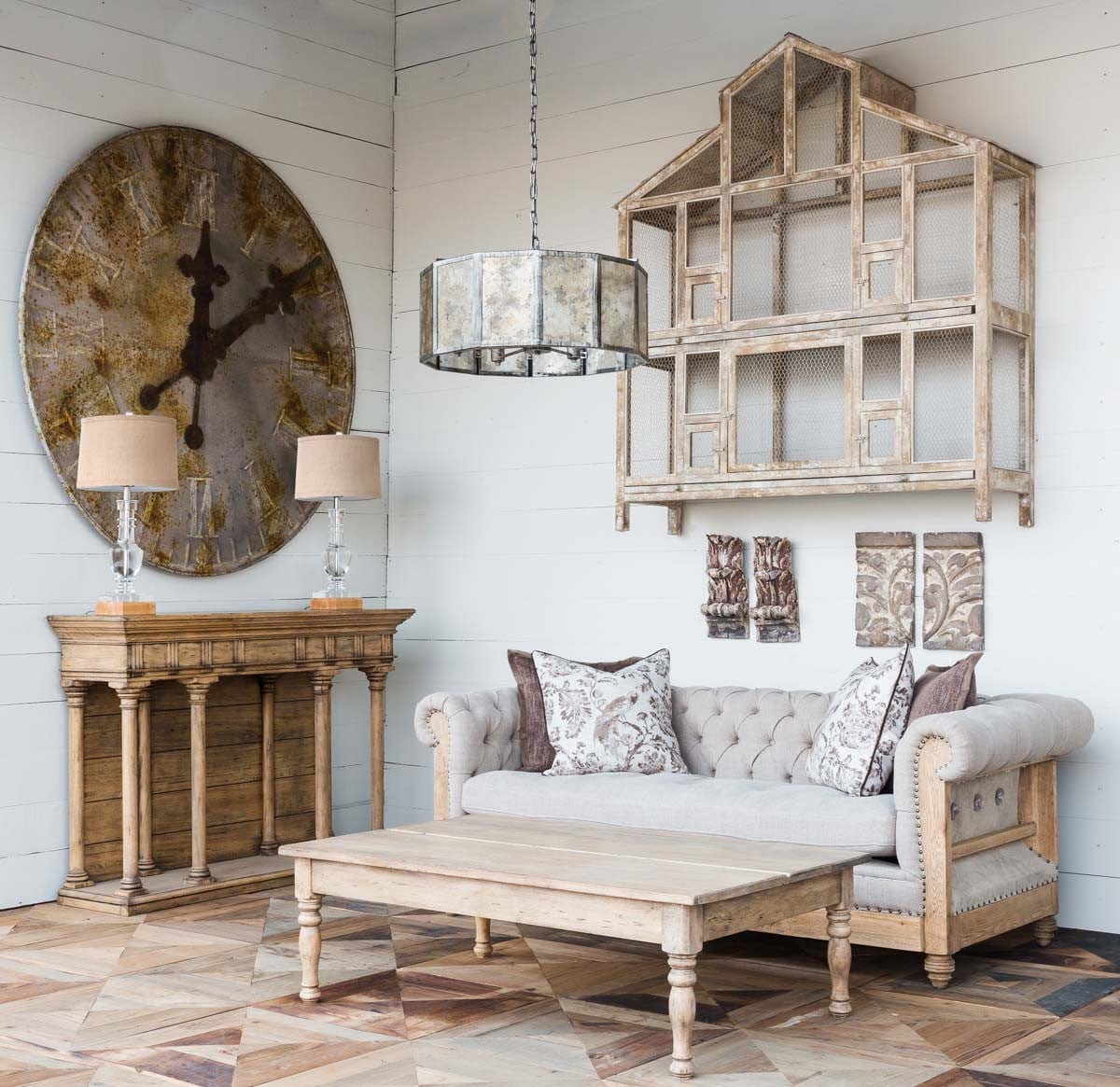 Parkhill Hillcrest Tufted Chair EFS81662 - Essential Livingroom