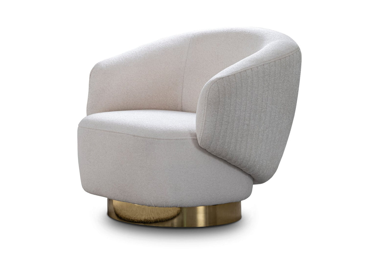 Whiteline Erzin Swivel Accent Chair - Essential Livingroom