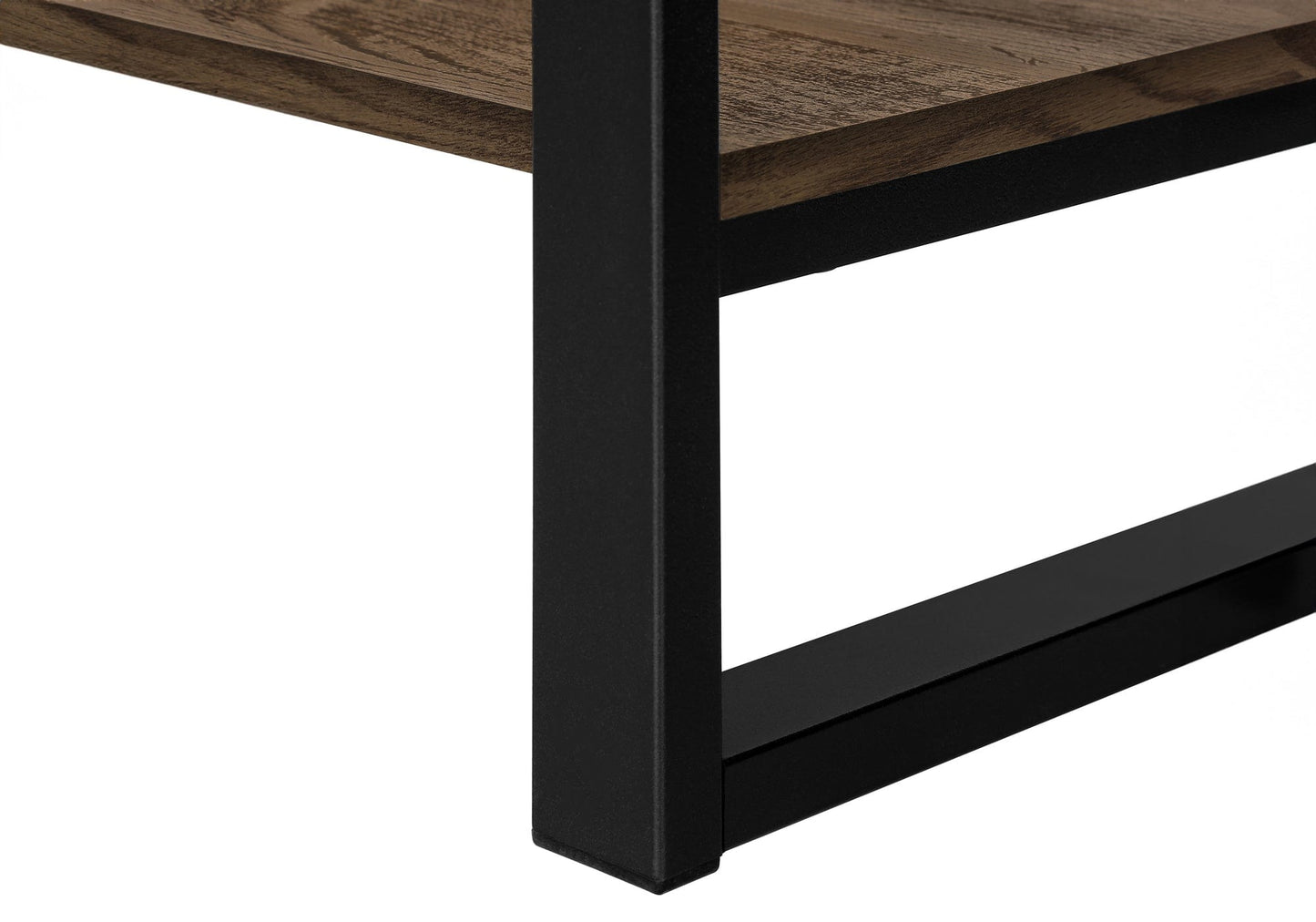 Monarch Specialties Coffee Table Black Metal 48"L - Essential Livingroom