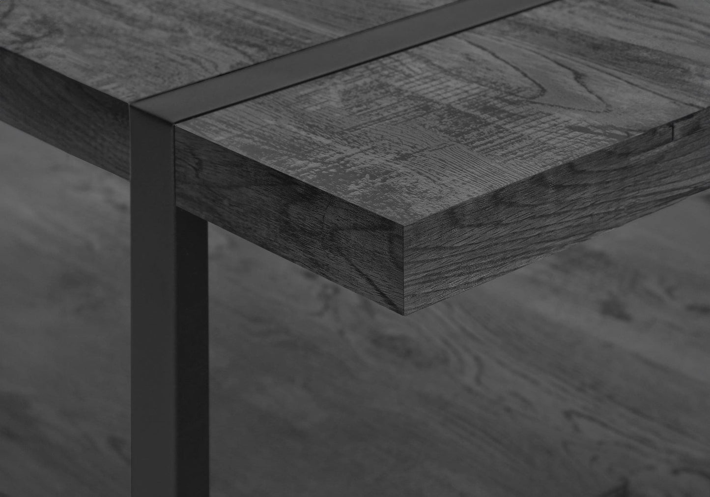 Monarch Specialties Coffee Table Black Metal 48"L - Essential Livingroom