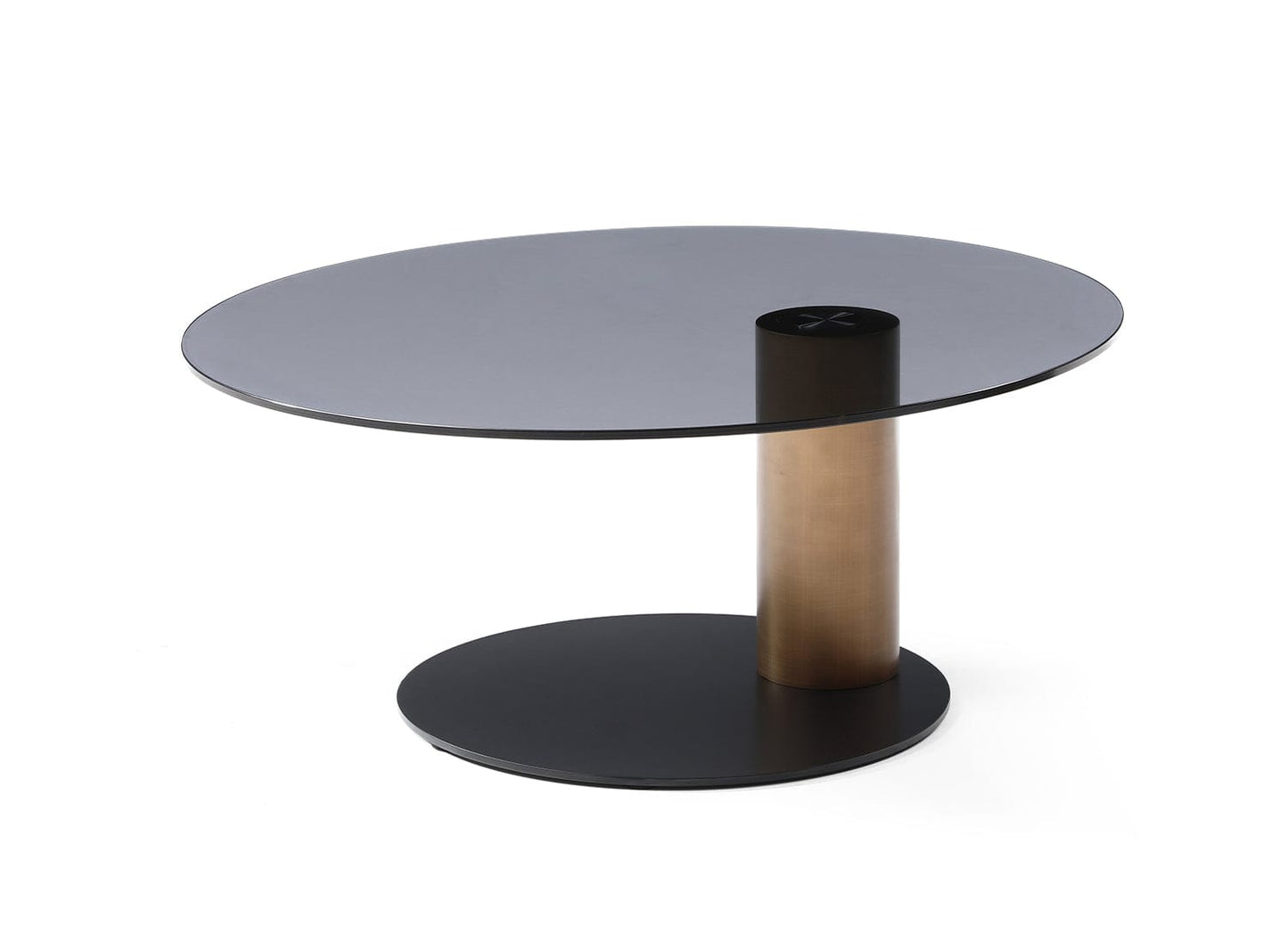Whiteline Renata Coffee Table CT1932-BLK/BRZ - Essential Livingroom