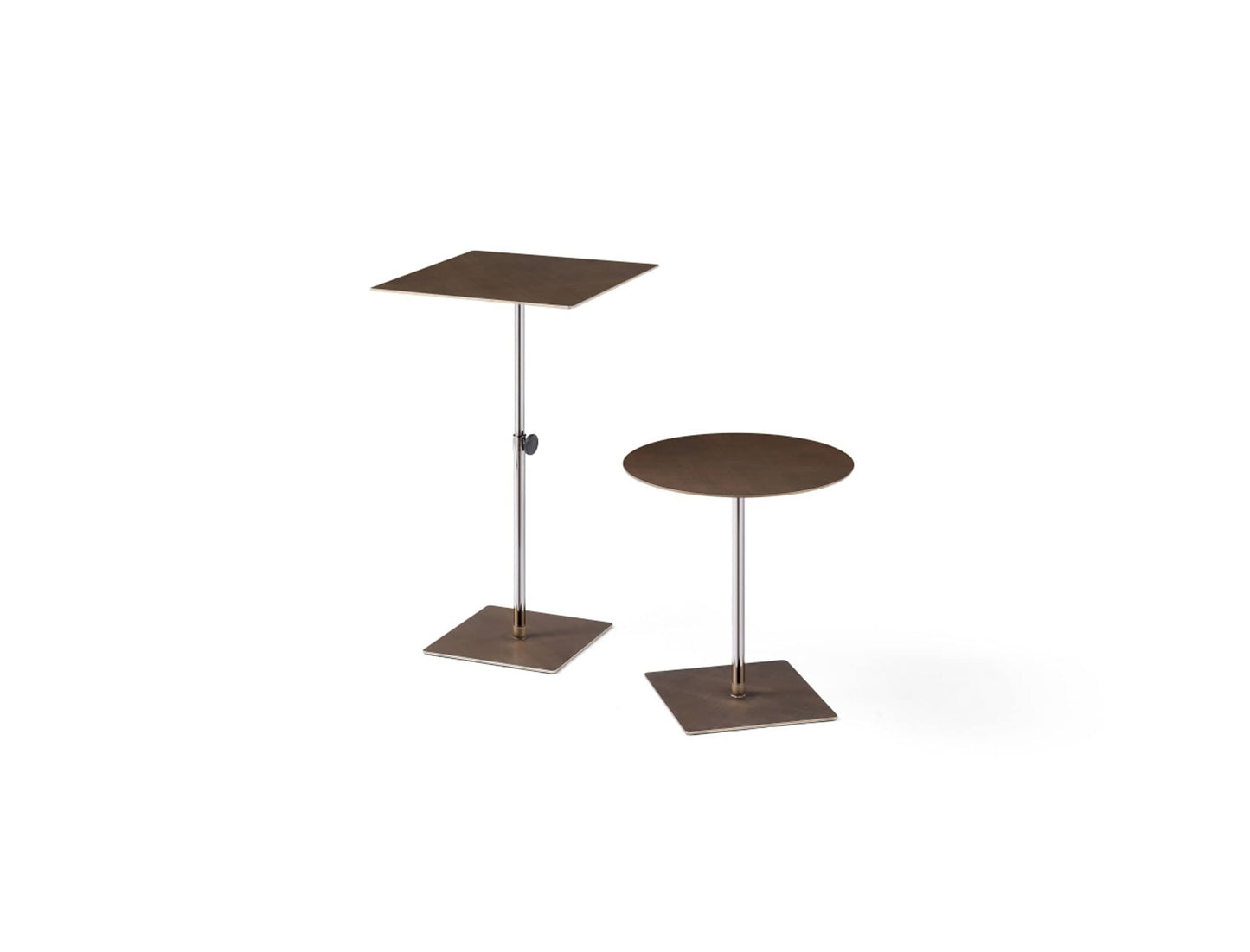 Whiteline Karley Side Table ST1876-BRZ - Essential Livingroom