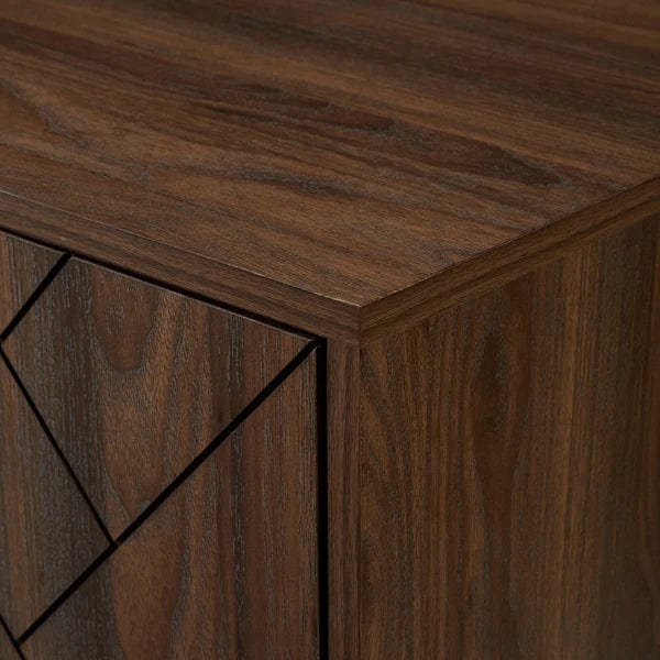 Walker Edison Ella Herringbone TV Stand
