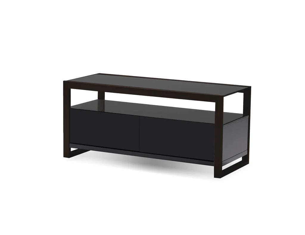 Mobital USA Brando 63" Wide Tv Stand Matte Black/Black Powder Coated Steel WTV-BRAN-BLAC-BLA63