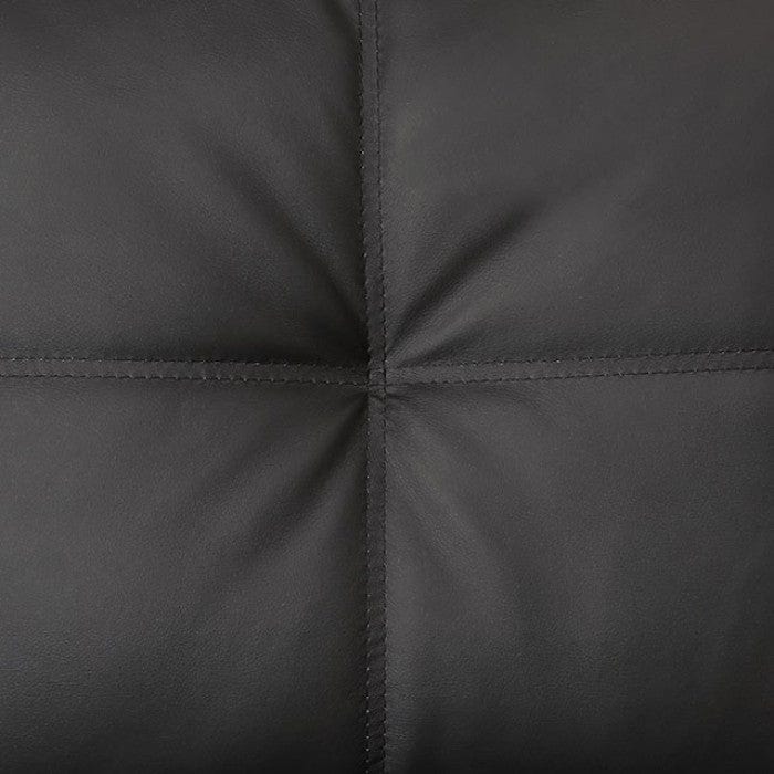 Furniture of America Dento Transitional Sleeper Storage Sectional in Black IDF-6149BK-SEC