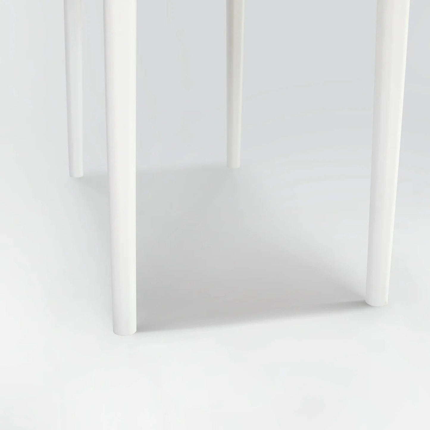 The Bianco Collection Meno 36" Rectangular Italian Carrara White Marble Console Table