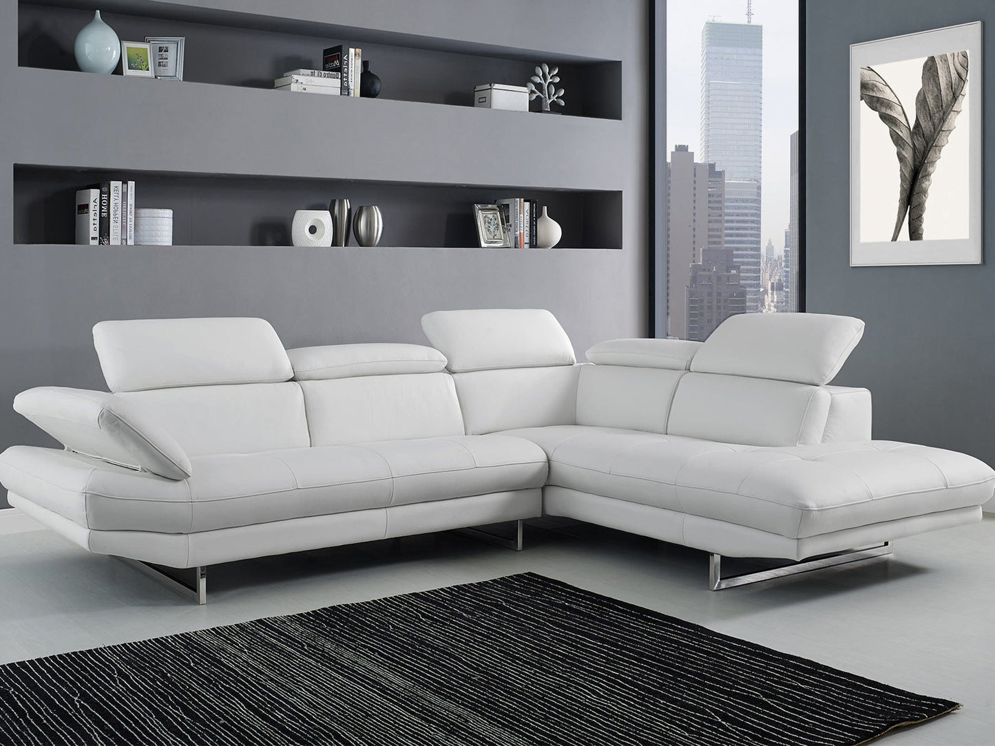 Whiteline Pandora Sectional - Essential Livingroom
