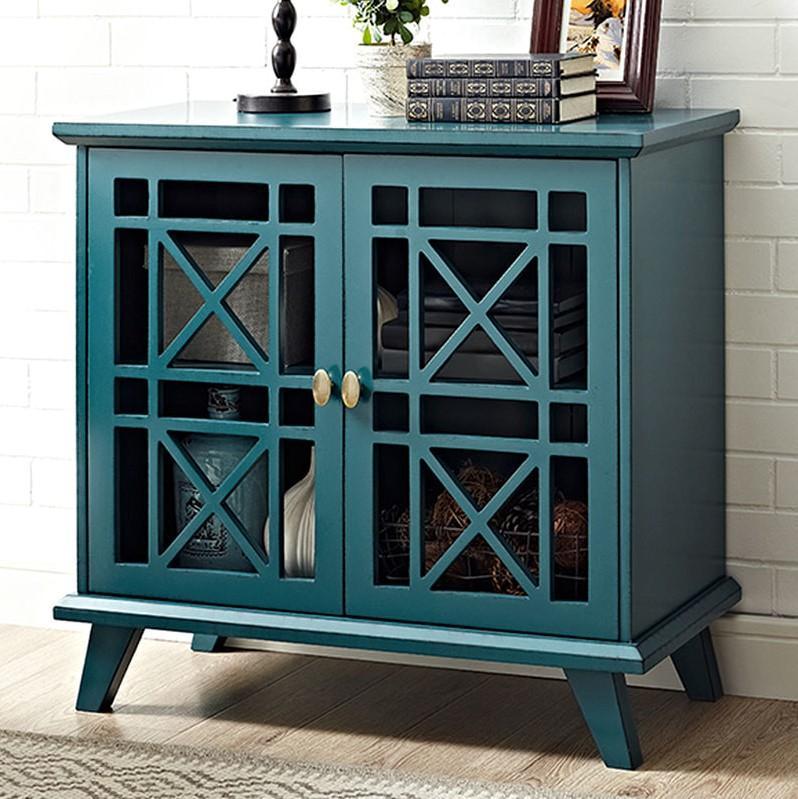 Walker Edison Gwen Fretwork Accent Table