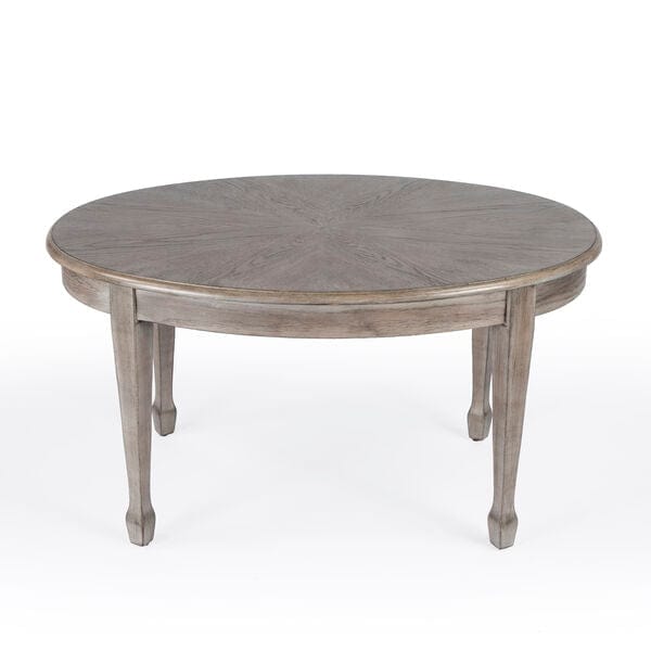 Butler Specialty Company Clayton Oval Wood Coffee Table, Natural Wood 1234247