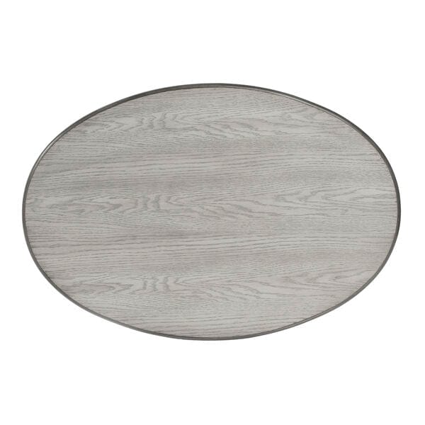 Butler Specialty Company Clayton Oval Wood Coffee Table, Gray 1234418