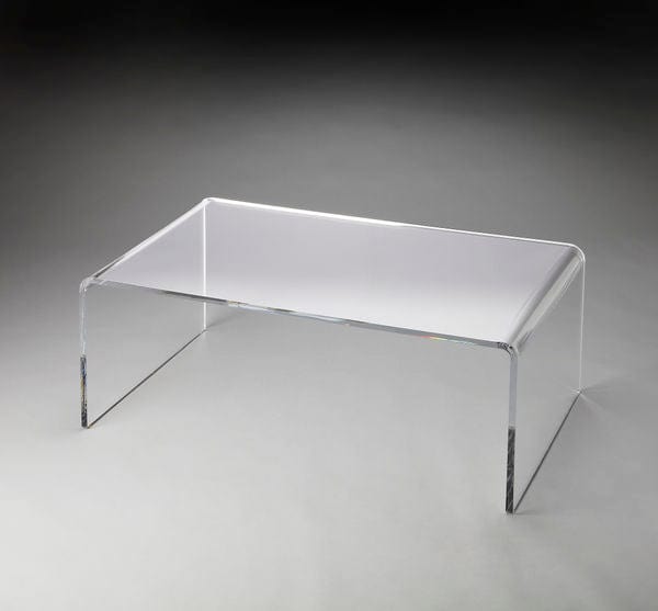 Butler Specialty Company Crystal Clear Acrylic Coffee Table, Clear 3398140