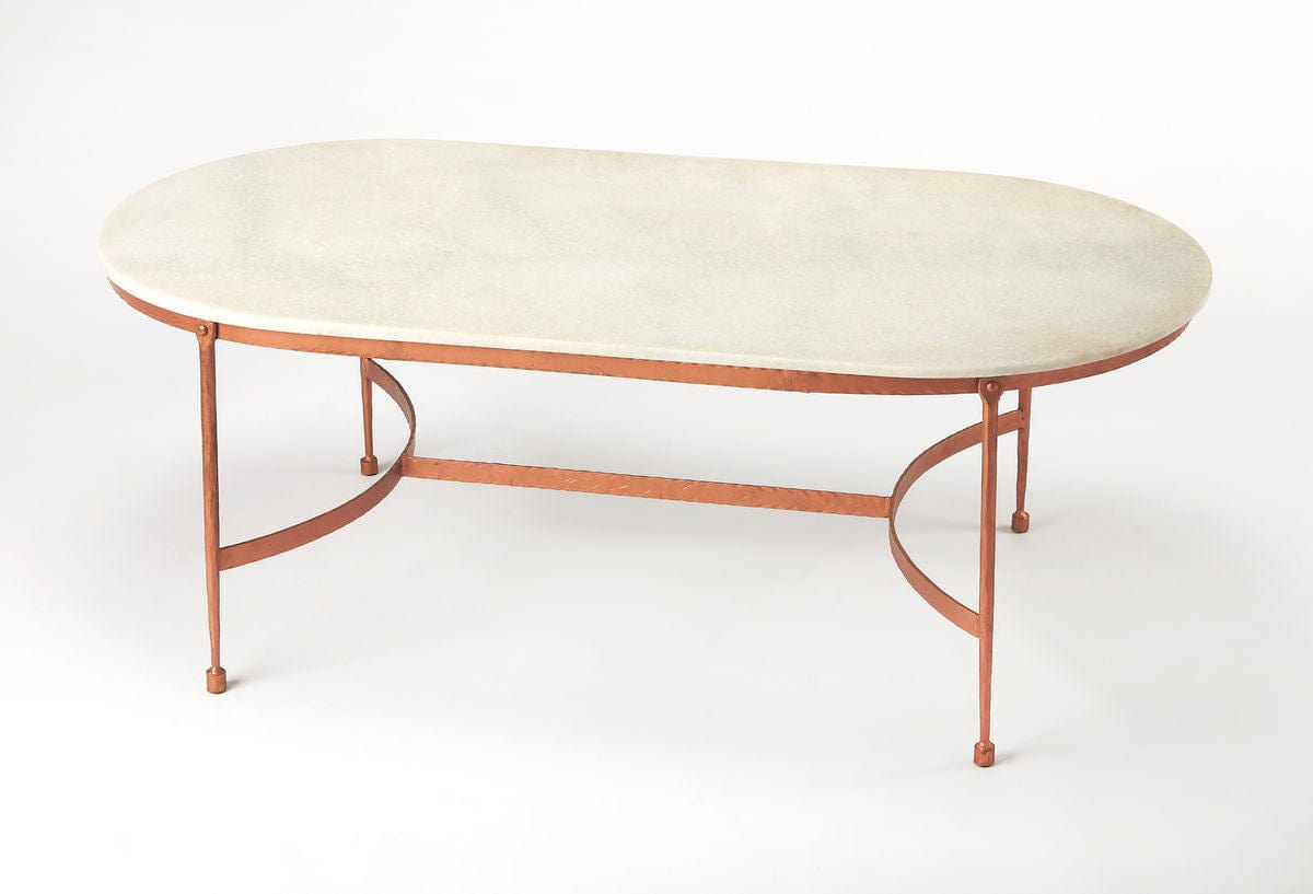Butler Specialty Company Legionary Marble Coffee Table, Multi-Color 3778389