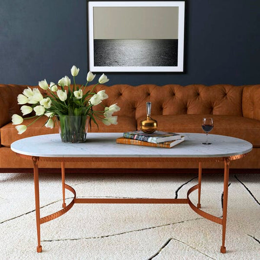 Butler Specialty Company Legionary Marble Coffee Table, Multi-Color 3778389