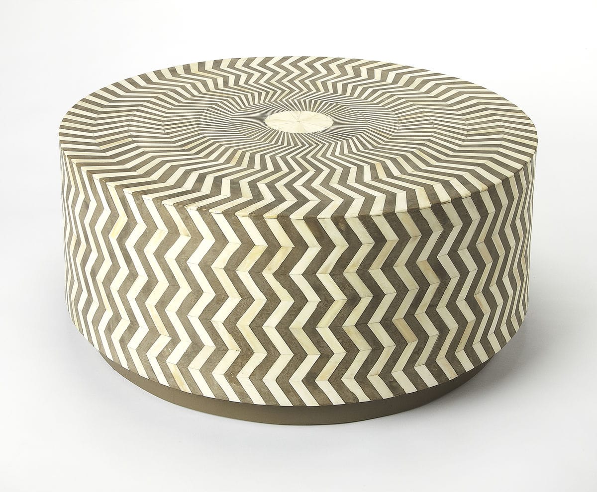 Butler Specialty Company Lucy Bone Inlay Coffee Table, Taupe 5247321
