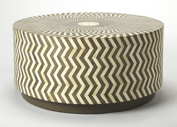 Butler Specialty Company Lucy Bone Inlay Coffee Table, Taupe 5247321