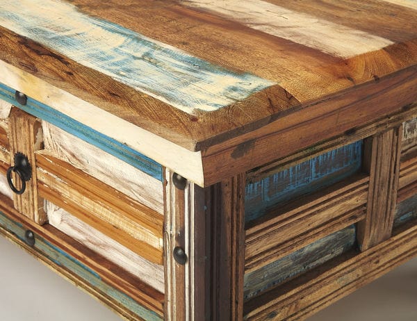 Butler Specialty Company Reverb Painted Rustic Coffee Table, Multi-Color 5259290