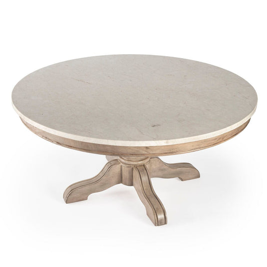 Butler Specialty Company Danielle Marble Coffee Table, Tan/Beige 5516415