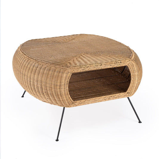 Butler Specialty Company Coralitta Rattan Coffee Table, Light Brown 5579404